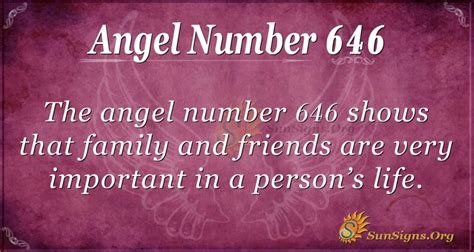 El número angelical 646: Ángeles y significado .